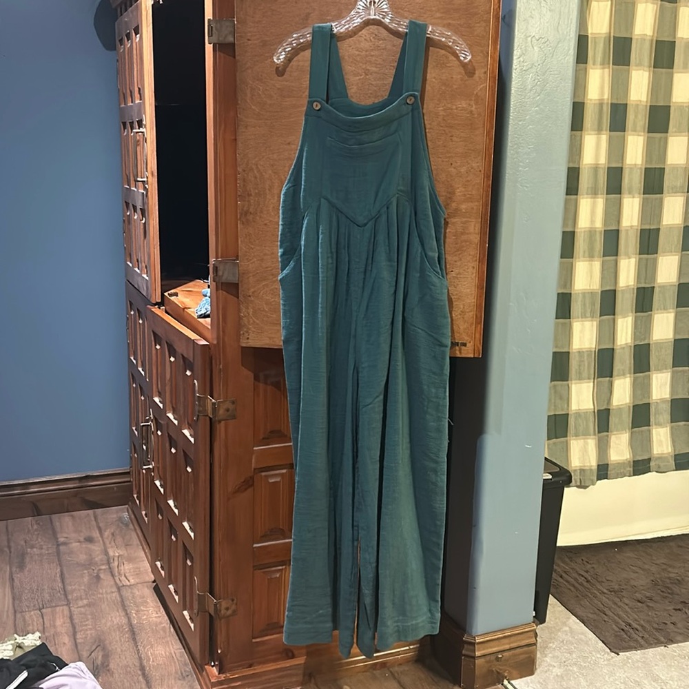 Free people sun drenched overalls